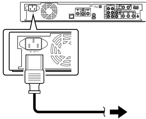 JVC SR-HD2500EU - Connecting the Power Supply - 1