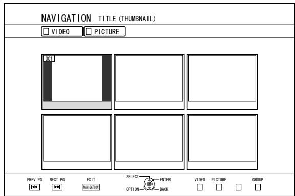 JVC SR-HD2500EU - Press the [NAVIGATION] button - 1