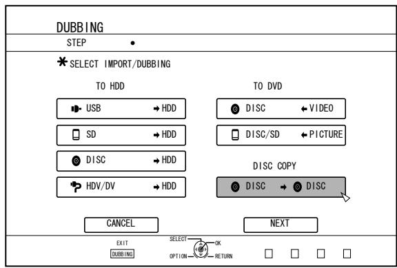 JVC SR-HD2500EU - Press the [DUBBING] button on the remote control unit - 1
