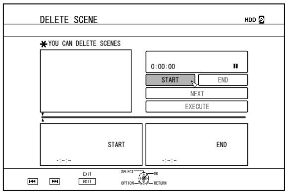 JVC SR-HD2500EU - Edit the delete scene section - 1