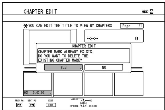 JVC SR-HD2500EU - Chapter mark deletion (combine chapters) - 1