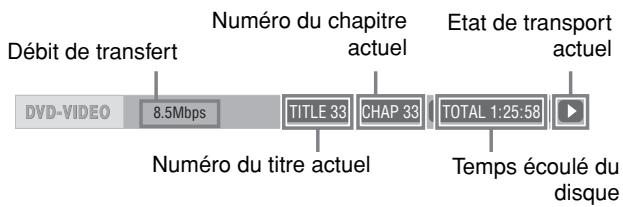 JVC XV-N316 - Appuyer sur ON SCREEN. - 1