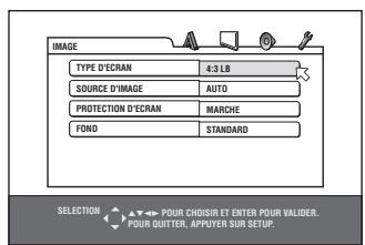 JVC XV-N316 - A propos de l'affichage des préférences - 2