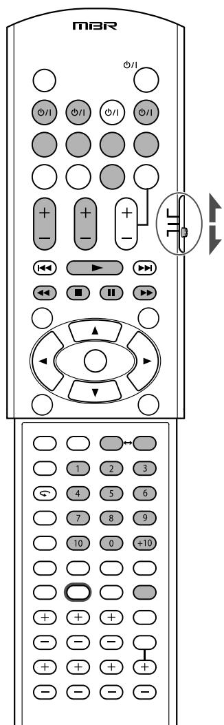 JVC XV-N316 - Sie können die im Lieferumfang enthaltene Fernbedienung nicht nur zur Bedienung des Receivers/DVD-Spielers verwenden, sondern auch für andere JVC-Geräte. - 1