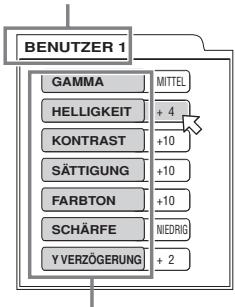 JVC XV-N316 - Wahlen Sie die gewünschte Voreinstellung mit - 2