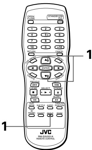 JVC XV-S302 - Abblenden des Anzeigefensters - 1