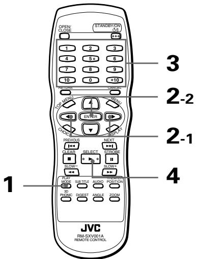 JVC XV-S302 - Lecture programme - 1