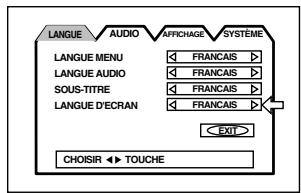 JVC XV-S302 - LANGUE D'ECRAN - 1
