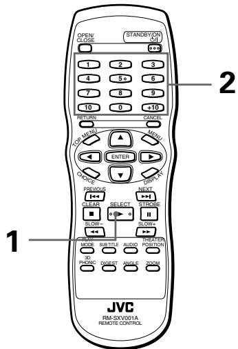 JVC XV-S302 - Een stuk zoeken in het menu van een Video-CD/SVCD met PBC-functionie video CD - 3