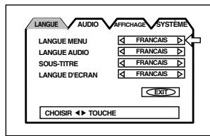 JVC XV-S302 - LANGUE MENU - 1