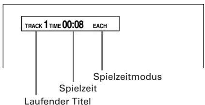 JVC XV-S302 - Abrufen der Disc/Spielzeit-Daten - 7