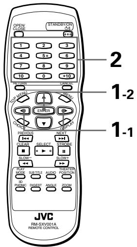 JVC XV-S302 - Parental Lock [PARENTAL LOCK] tijdelijk opheffen - 1