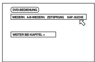 JVC XV-S302 - Zugriff auf eine Szene durch Angabe der Kapitelnummer [KAP.-SUCHE] DVD VIDEO - 2