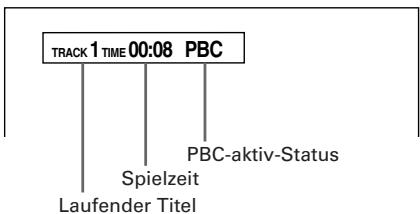 JVC XV-S302 - Abrufen der Disc/Spielzeit-Daten - 8