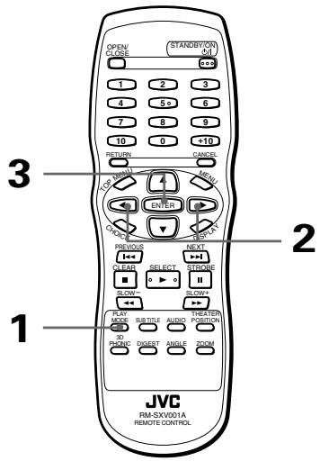 JVC XV-S302 - Afspelen in willekeurige volgorde [RANDOM] - 2