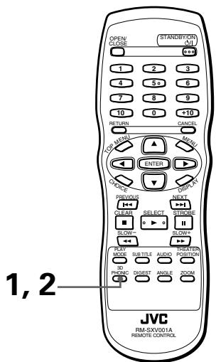 JVC XV-S302 - [3D PHONIC] - 2