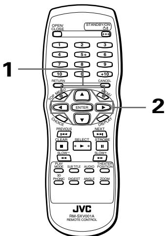 JVC XV-S302 - Repérage de la série recherche à partir du menu DVD DVDVIDEO - 1