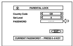 JVC XV-S302 - De [PARENTAL LOCK]-installing veranderen - 3