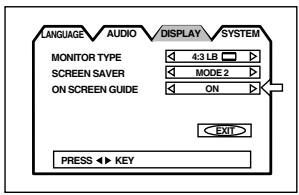 JVC XV-S302 - ON SCREEN GUIDE - 1