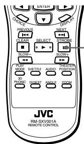 JVC XV-S302 - Stilstaande beeldkaders een voor een weergeven - 2
