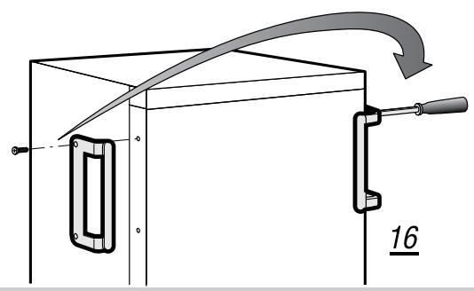 BRANDT UD2520 - B. : N'utilisez pas la perceuse pour percer le meuble mais seulement pour percer la porte. - 2