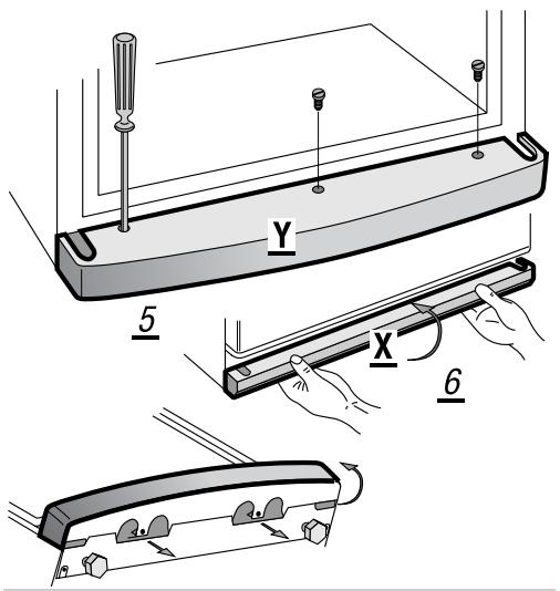 BRANDT UD2520 - Base trim removal - 1