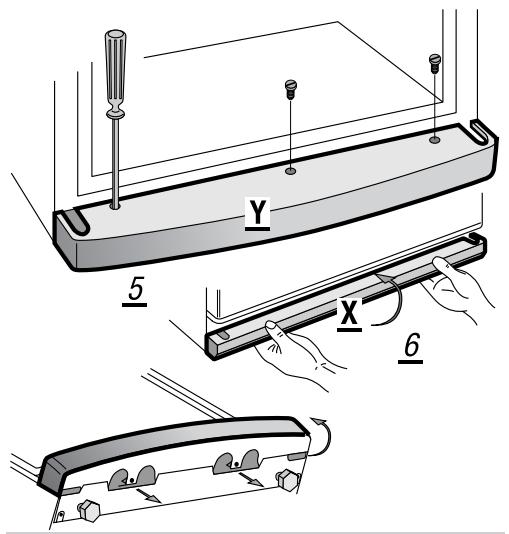 BRANDT UD2522 - Base trim removal - 1