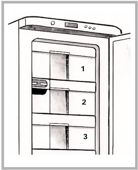 BRANDT UD2722 - De cette façon vous bénéficiaz du pouvoir de congélation maximum. - 1