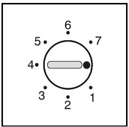 BRANDT UFA1102E - Schalter zum Ausschalten des Alarms, rotes Lämpchen (3) - 1