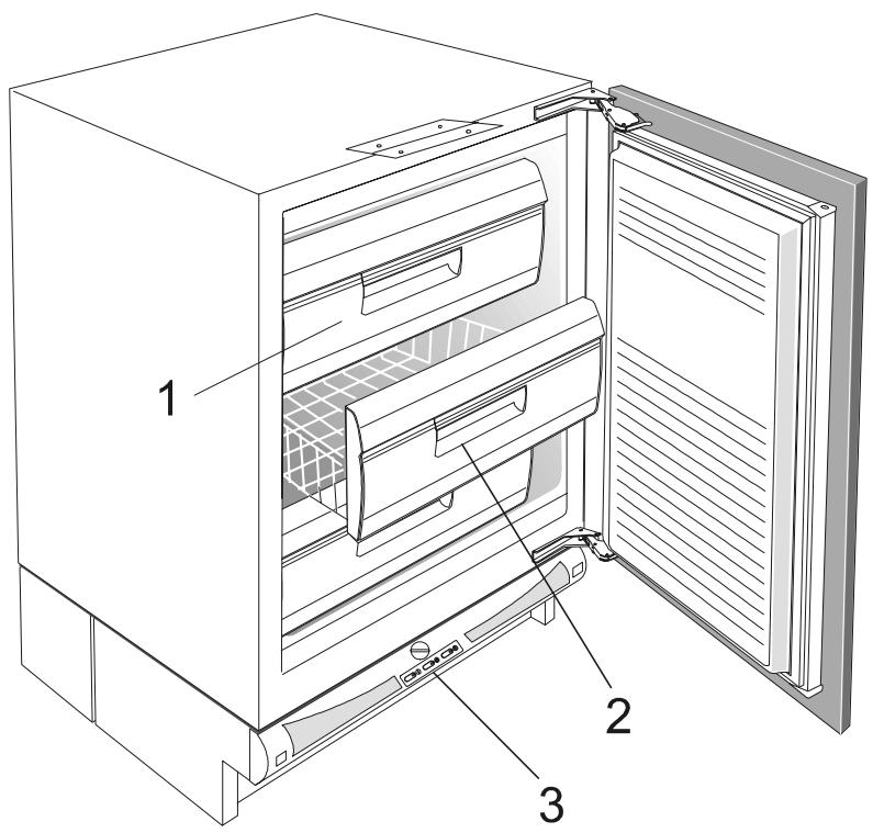 BRANDT UFA1102E - Beschreibung des Gerätes - 1