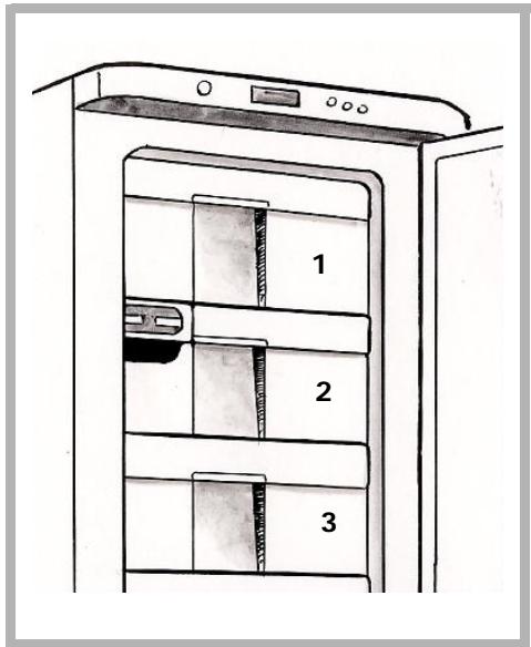 BRANDT ULN2510 - De cette façon vous bénéficiez du pouvoir de congélation maximum. - 1