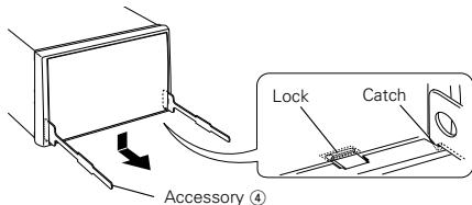 KENWOOD DDX6017 - Removing the Hard Rubber Frame (escutcheon) - 2