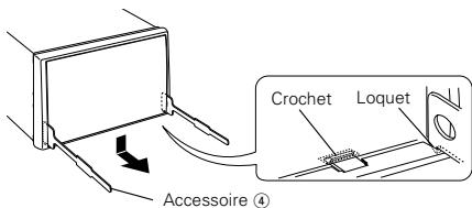 KENWOOD DDX6017 - Retrait du cadre en caoutchouc dur (écusson) - 2