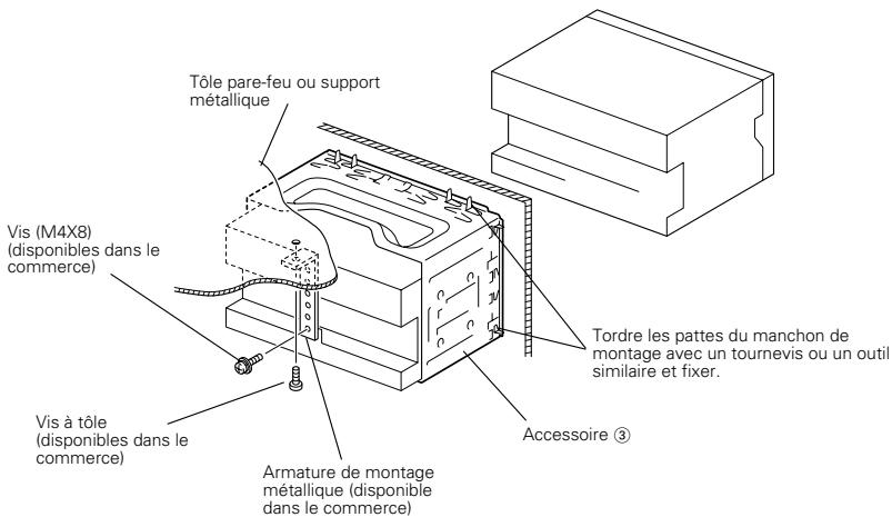 KENWOOD DDX6017 - Installation pour unité moniteur/lecteur - 1