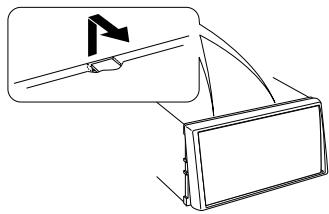 KENWOOD DDX6017 - Extracción del Marco (escudete) - 3