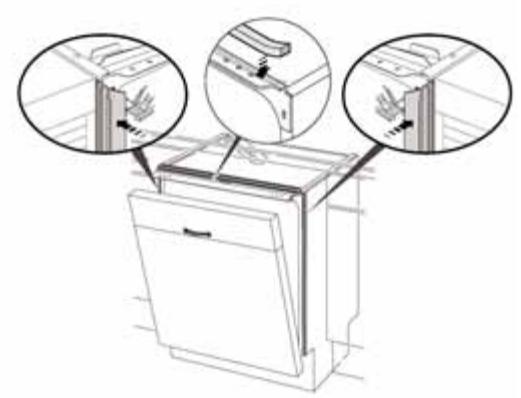 BRANDT VE305WE1 - Installatie van uw vaatwasmachine - 1