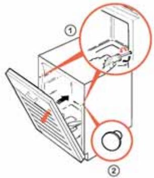 BRANDT VE305WE1 - Equilibragem da porta (conforme o Modelo) - 1
