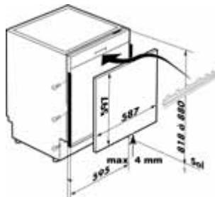 BRANDT VE305WE1 - Integregbart apparatus - 1