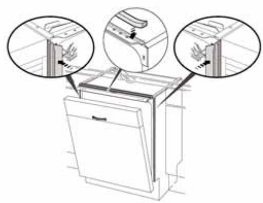 BRANDT VE305WE1 - Installing your dishwasher - 1
