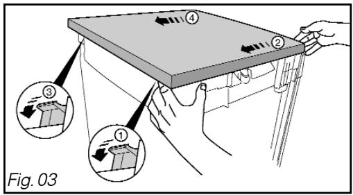 BRANDT DFH725C - - Encastrement de votre appareil sous un plan de travail - 3