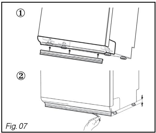 BRANDT DFH725C - - MISE EN PLACE DE LA BAVETTE D'INSONORISATION - 1