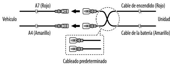 KENWOOD DPX-5000BT - Conexión de los conectores ISO en algunos automóviles VW/Audi u Opel (Vauxhall) - 1