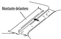 KENWOOD DPX-5000BT - Instalación de la antenna - 1