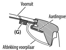 KENWOOD DPX-5000BT - Installeren van Antenne - 8