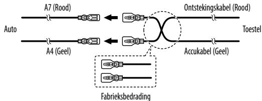 KENWOOD DPX-5000BT - Verbinden van de ISO-stekkers met bepaalde VW/Audi en Opel (Vauxhall) auto's - 1