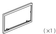 KENWOOD DPX-5000BT - Liste des pièces pour l'installation - 2