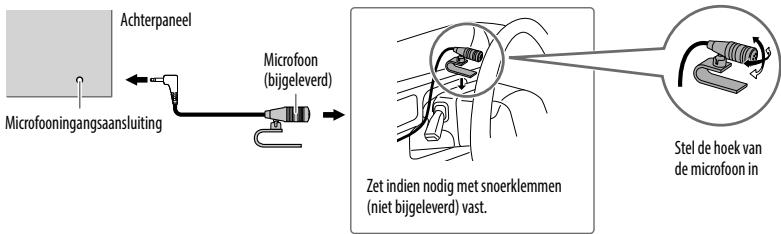 KENWOOD DPX-5000BT - Verbind de microfoon - 1