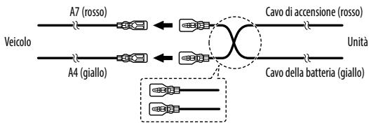 KENWOOD DPX-5000BT - Collegamento delle prese ISO in alcuni veicoli VW/Audi e Opel (Vauxhall) - 1