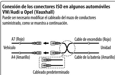 KENWOOD KDC-110UB - Si su vehiculo noiene un terminal ISO: - 1