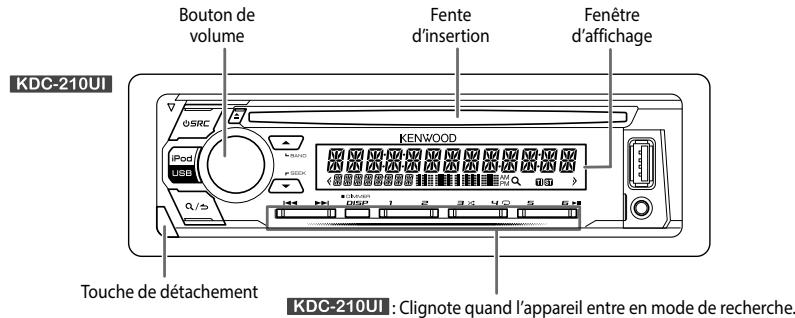 KENWOOD KDC-110UB - Façade - 1